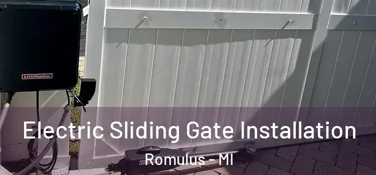 Electric Sliding Gate Installation Romulus - MI